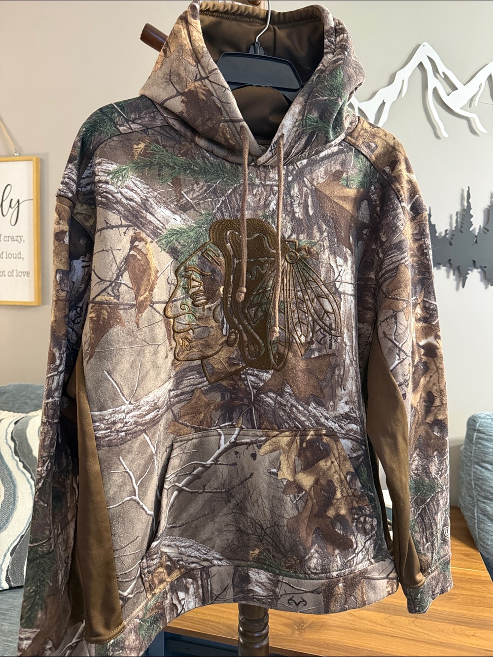 Chicago Blackhawks Camo Pullover Hoodie